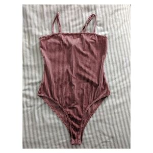 Forever 21 Velvet Bodysuit